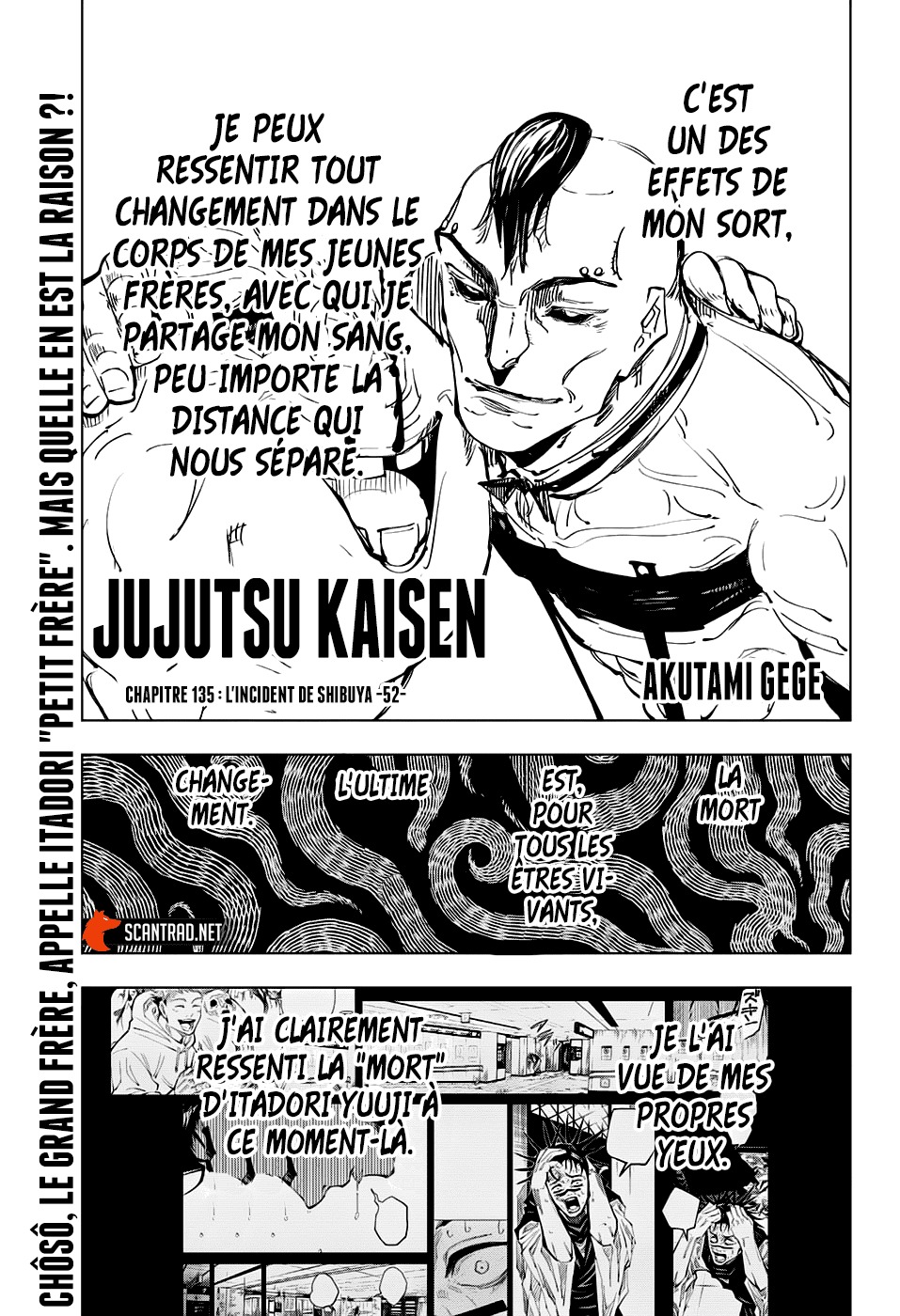 Jujutsu Kaisen: Chapter 135 - Page 1